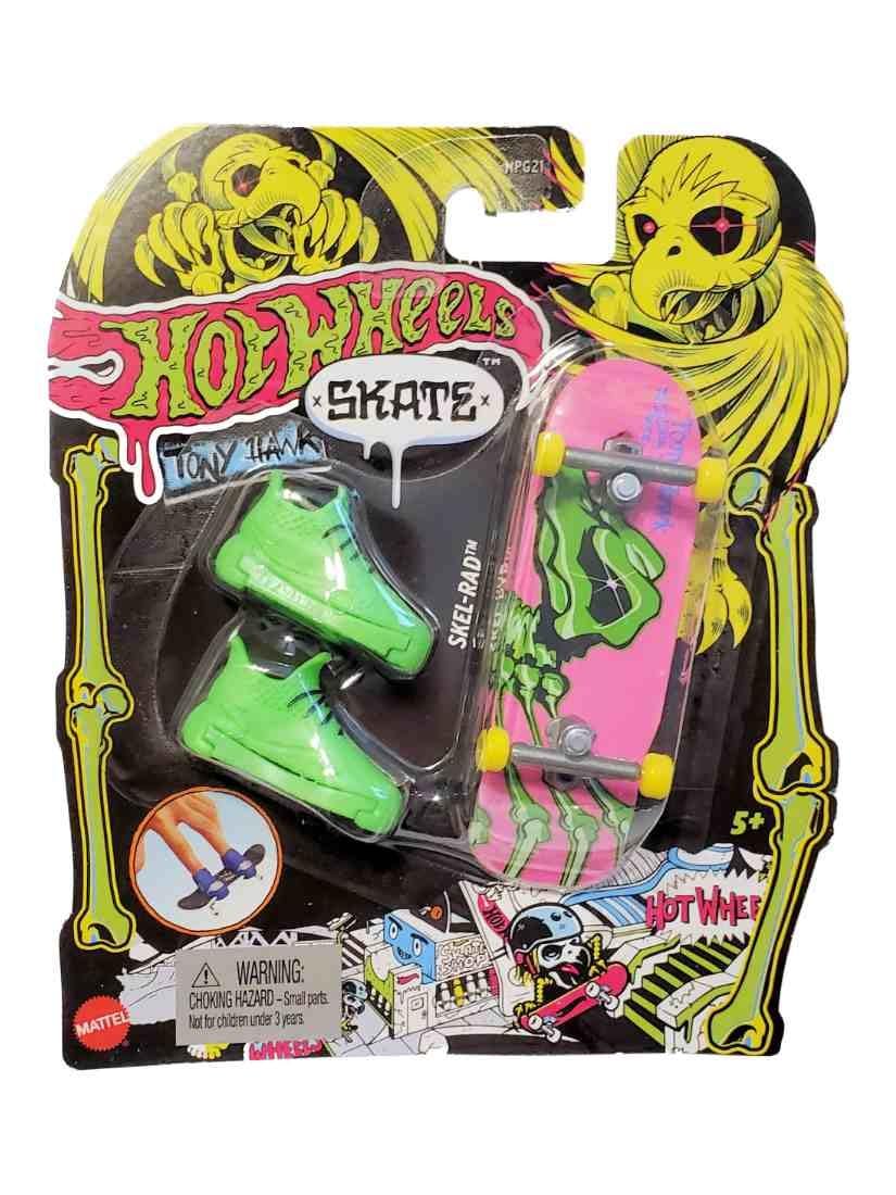 Hot Wheels Skate Tony Hawk SKEL-Rad – Planche Neon Bones