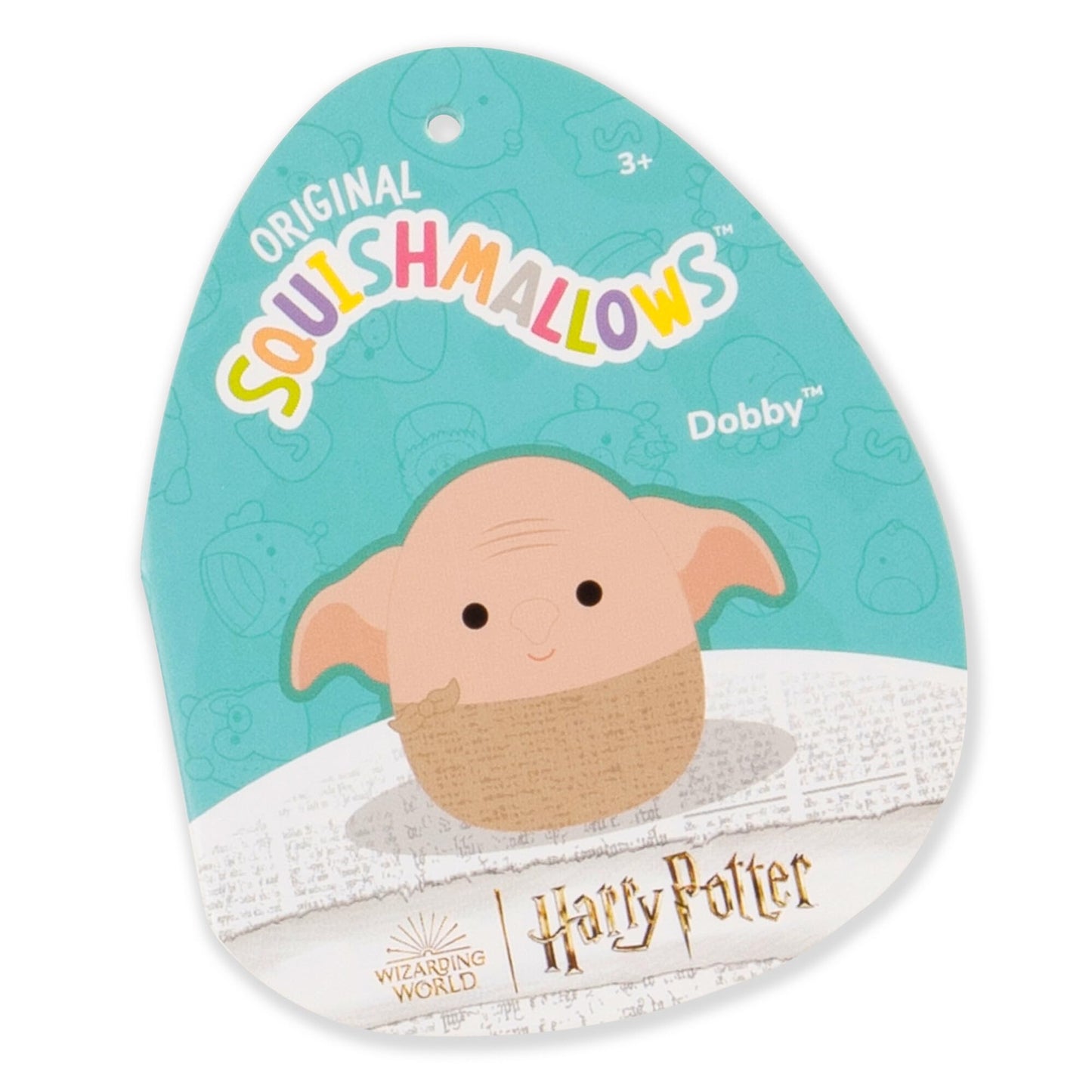 Peluche Squishmallows Dobby Harry Potter – 25 cm