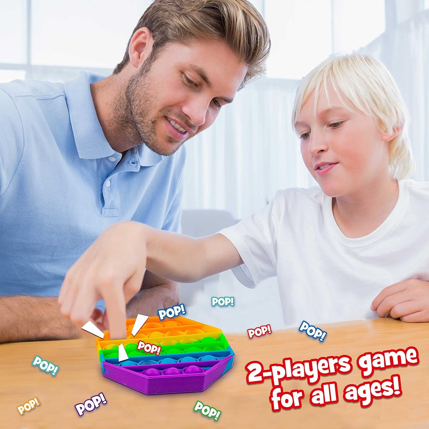 Craze Press N Pop Frites – Jouet Pop It Anti-Stress – Fidget Toy Silicone