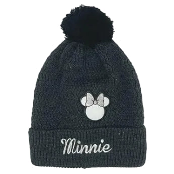 Bonnet Enfant Minnie Mouse à Pompon – Taille 54 ou 56