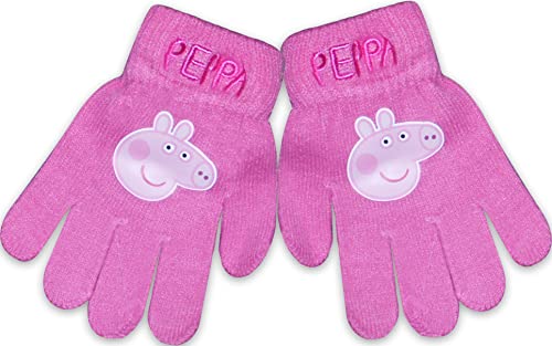 Peppa Pig Gants Hiver Acrylique Enfant Rose - Taille Unique