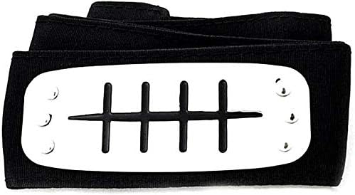 Naruto Bandeau Ninja Pain Akatsuki – Accessoire Cosplay Anime, Headband Shinobi