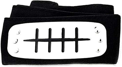 Naruto Bandeau Ninja Pain Akatsuki – Accessoire Cosplay Anime, Headband Shinobi