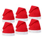 Lot 6 Bonnets De Noël Accessoire Fête Taille Adulte