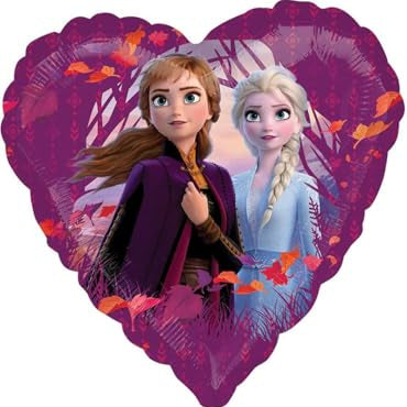 Ballon Cœur Frozen 2 Love – La Reine des Neiges