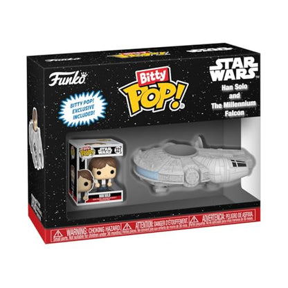 Funko Bitty Pop! Ride Star Wars – Han Solo avec Millennium Falcon