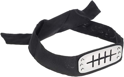 Naruto Bandeau Ninja Pain Akatsuki – Accessoire Cosplay Anime, Headband Shinobi