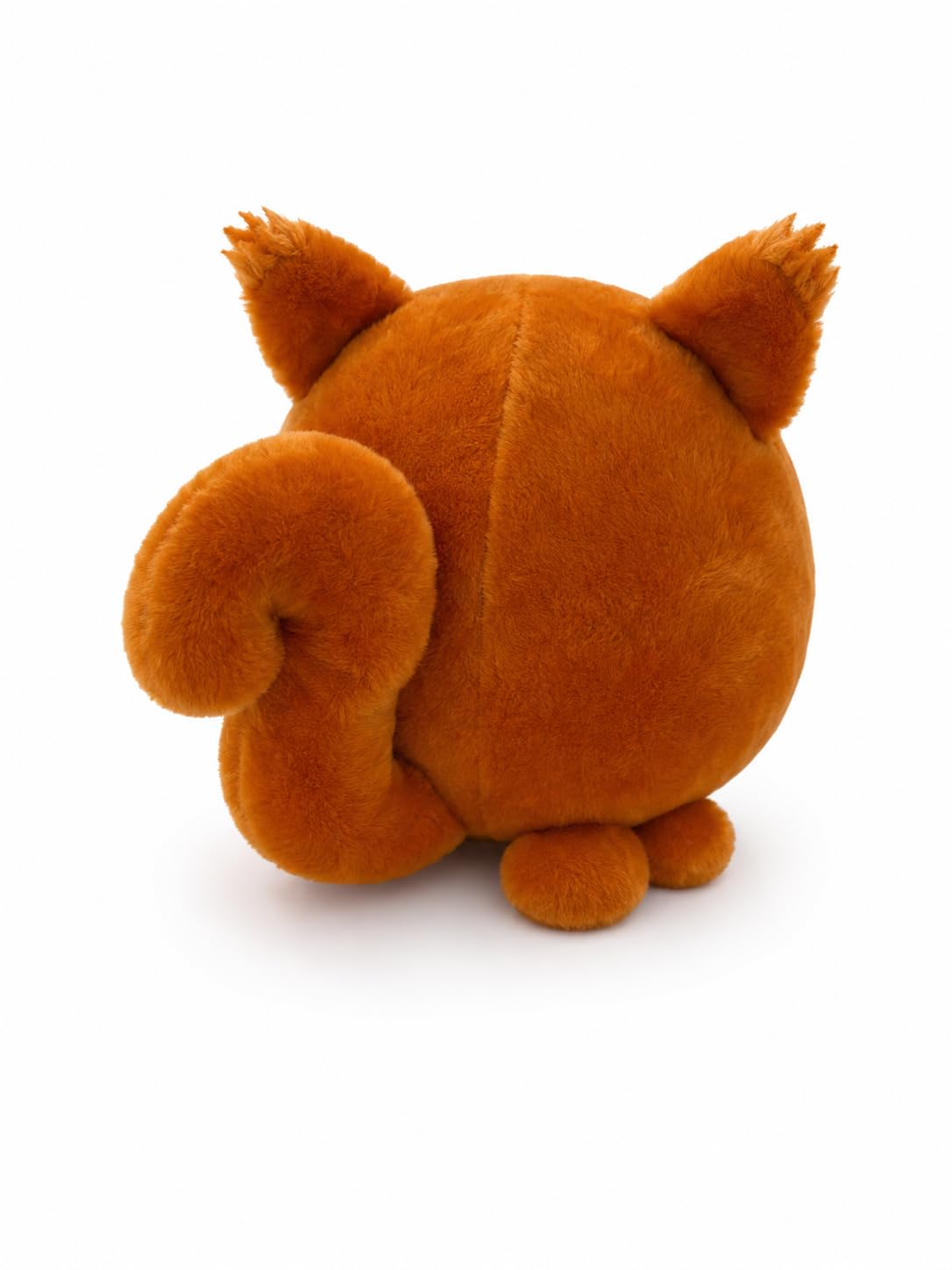 Peluche Écureuil Ronde – 17 cm Douce et Moelleuse