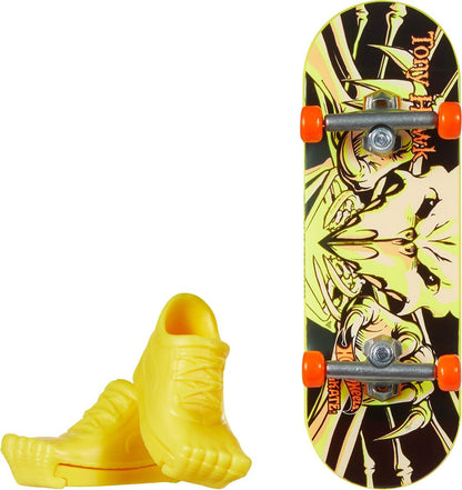 Hot Wheels Skate Tony Hawk Radiant Bones – Mini Planche avec Chaussures