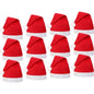 Lot 12 Bonnets De Noël Accessoire Fête Taille Adulte