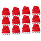 Lot 12 Bonnets De Noël Étoiles Lumineuses Accessoires Fête Adulte