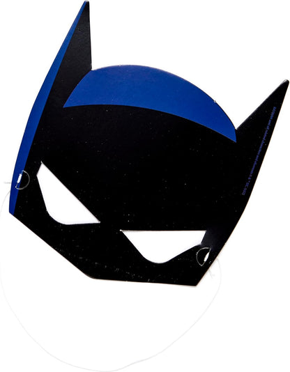 Lot de 8 Masques en Papier Batman – Taille Enfant