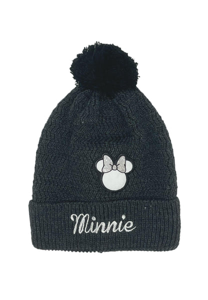 Bonnet Enfant Minnie Mouse à Pompon – Taille 54 ou 56