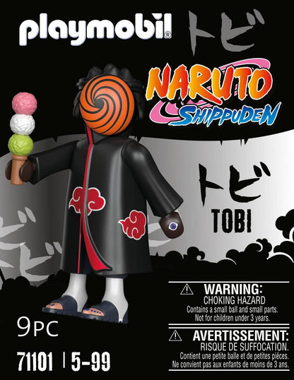 Playmobil 71101 Tobi – Naruto Shippuden – Figurine Ninja Konoha – Dès 5 Ans
