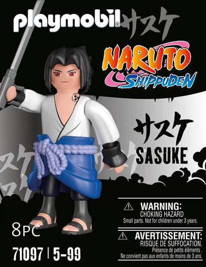 Playmobil 71097 Sasuke – Naruto Shippuden – Figurine Ninja Konoha