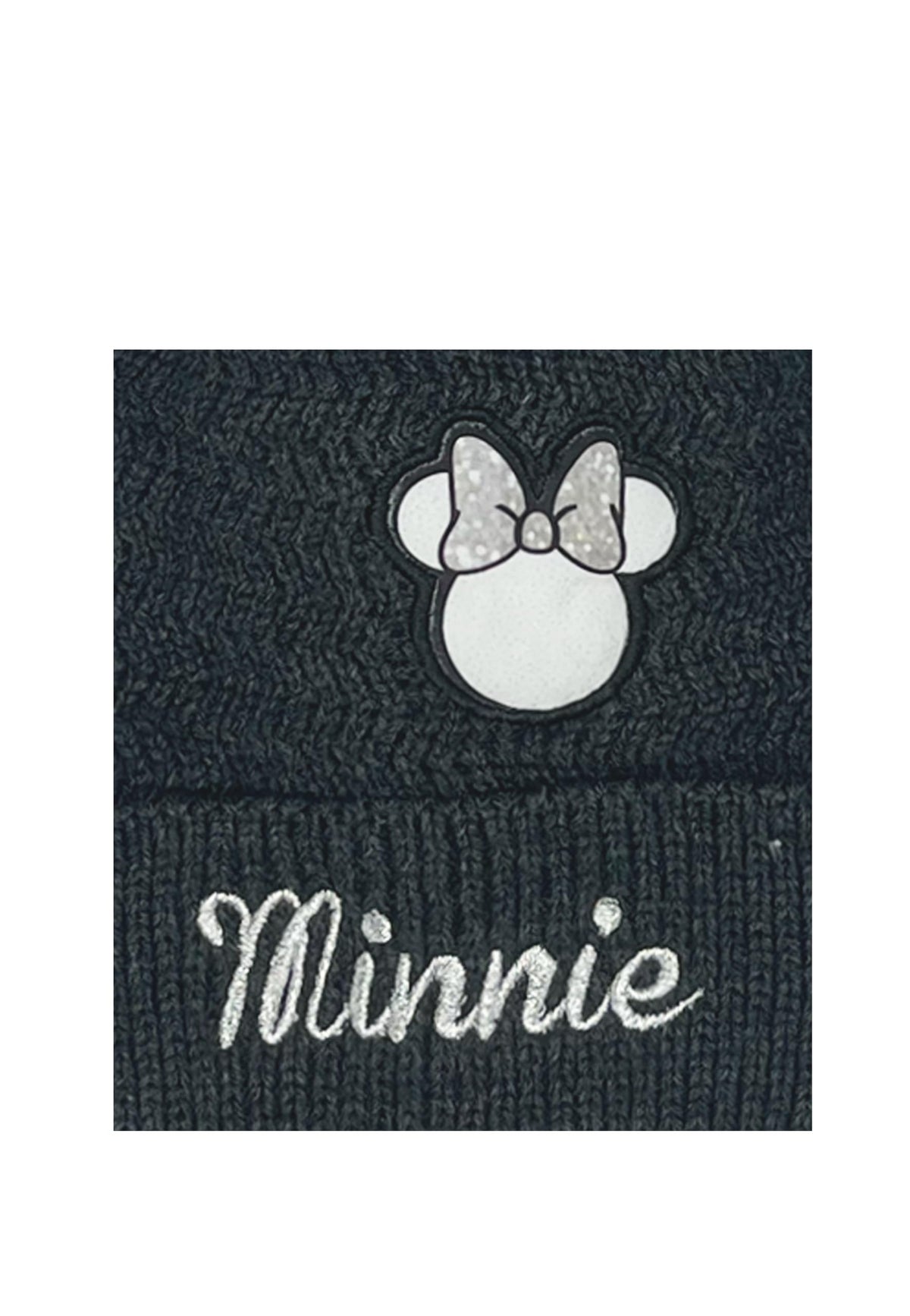 Bonnet Enfant Minnie Mouse à Pompon – Taille 54 ou 56