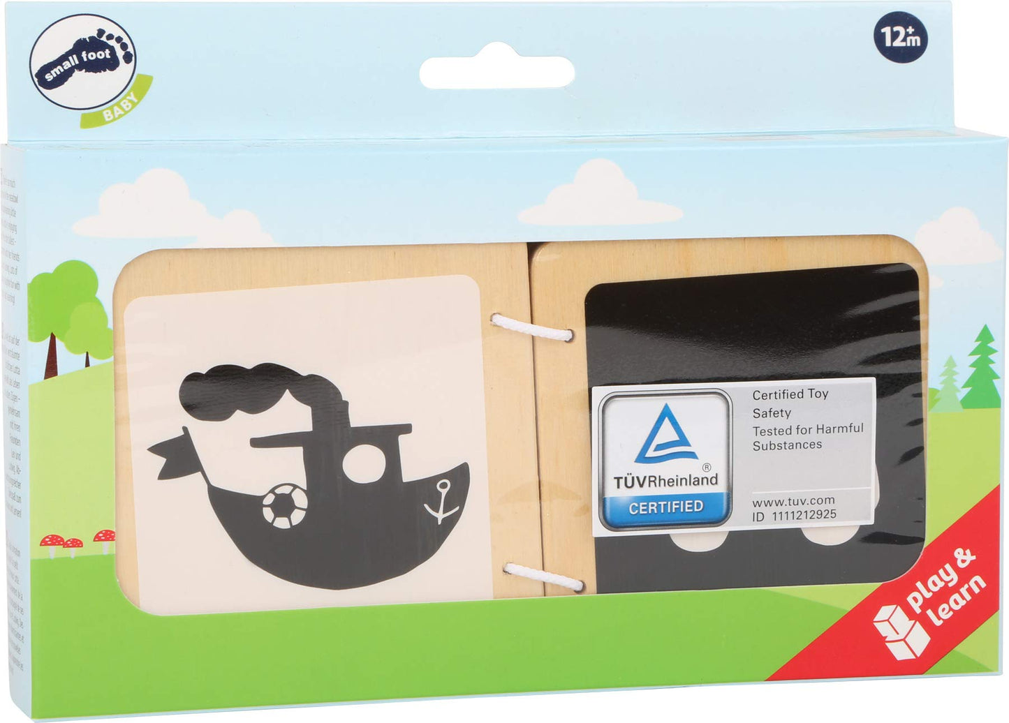 Livre pour Bébé Small Foot Ludwig Contrastes – Bois