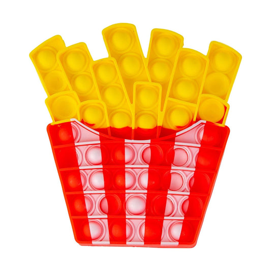 Craze Press N Pop Frites – Jouet Pop It Anti-Stress – Fidget Toy Silicone
