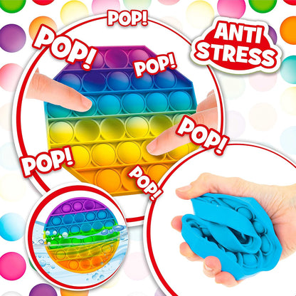 Craze Press N Pop Frites – Jouet Pop It Anti-Stress – Fidget Toy Silicone