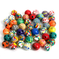 Lot de 10 Balles Rebondissantes 27 mm – Coloris Aléatoires