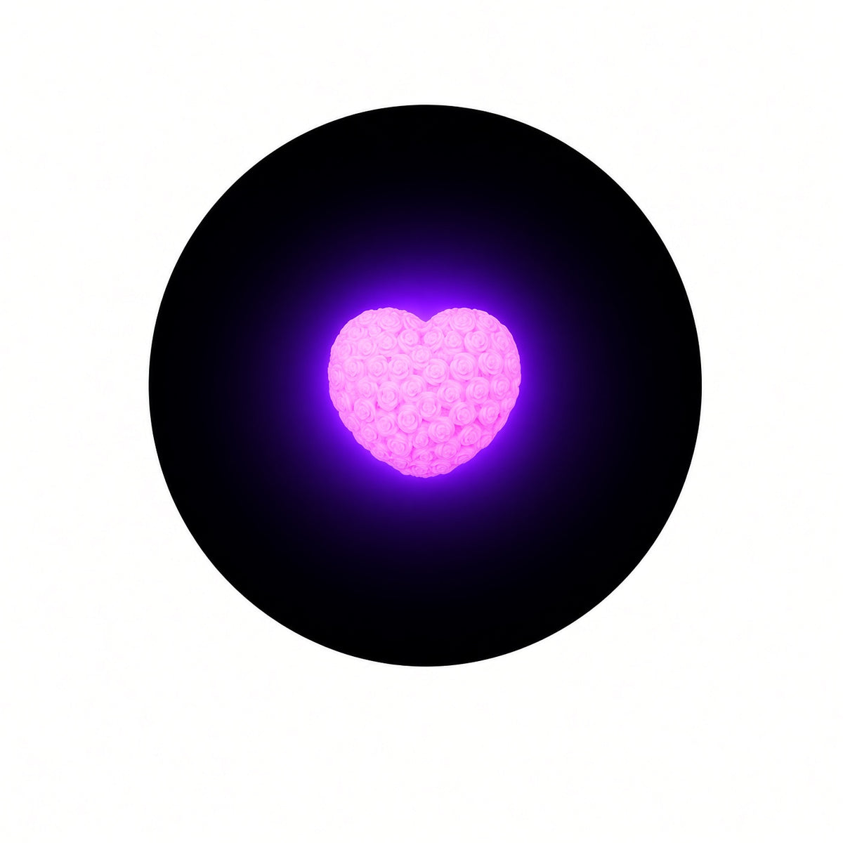 Yoyo Squishy Cœur Rose/Rouge LED – Anti-Stress Lumineux