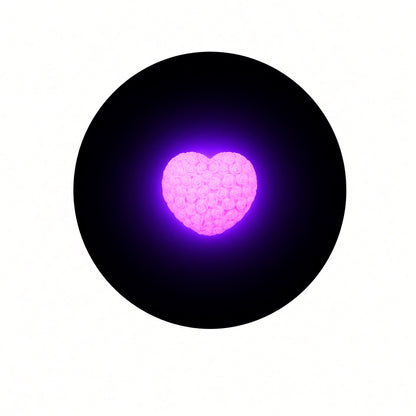 Yoyo Squishy Cœur Rose/Rouge LED – Anti-Stress Lumineux