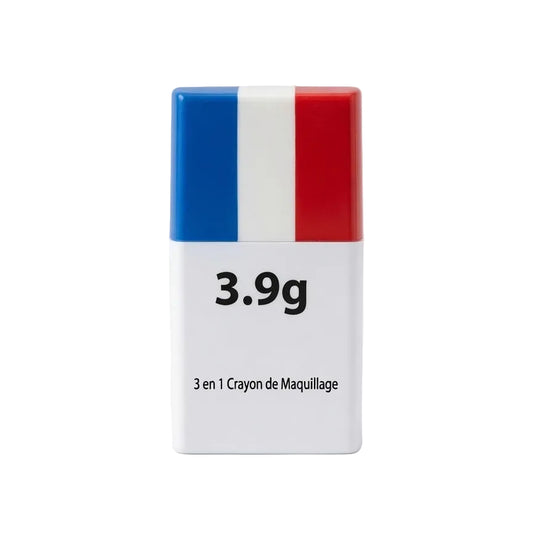 Mini Stick de Maquillage France Bleu Blanc Rouge 3.9gr