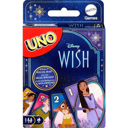 Mattel Games UNO Disney Wish – Jeu de Cartes – 2 à 10 Joueurs