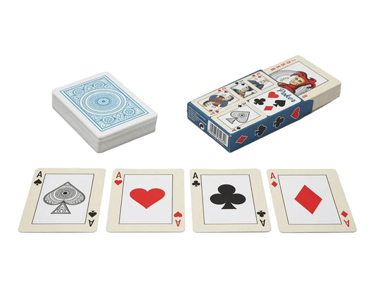 Jeu de 54 Cartes Poker 9x6.2cm 95gr