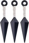 SoMulti Lot de 3 Kunai Ninja 13 cm Accessoire Cosplay Konoha