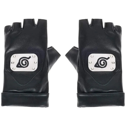 Gants Kakashi Hatake Konoha – Cosplay Ninja – Cuir PU