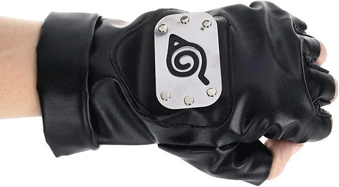 Gants Kakashi Hatake Konoha – Cosplay Ninja – Cuir PU