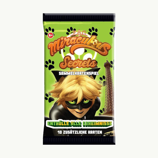 Miraculous Secrets Booster X1 – Modèle 2 – 10 Cartes à Collectionner