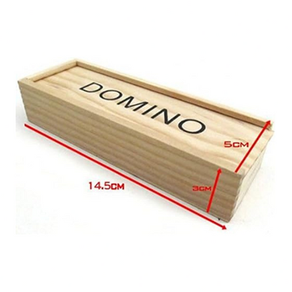 SoMulti Jeu de Dominos en Bois Noir Stratégie